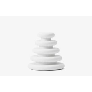 Set of 2 White Moon Chalk by Areaware Satellite Stack Rake Art Supplies